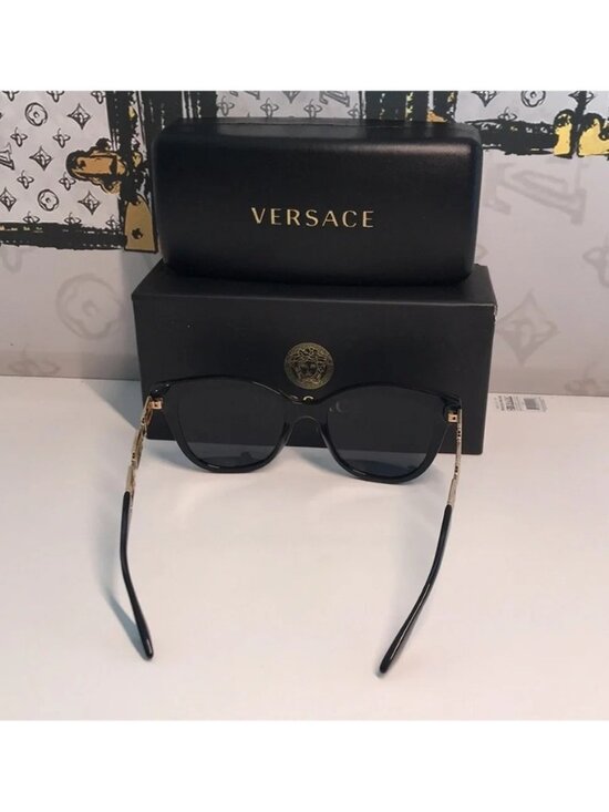 ?️ Versace VE4394 3916 Cat-Eye Sunglasses – Black – Authentic Designer Shades main image 5